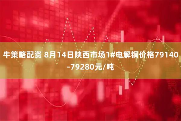 牛策略配资 8月14日陕西市场1#电解铜价格79140-79280元/吨